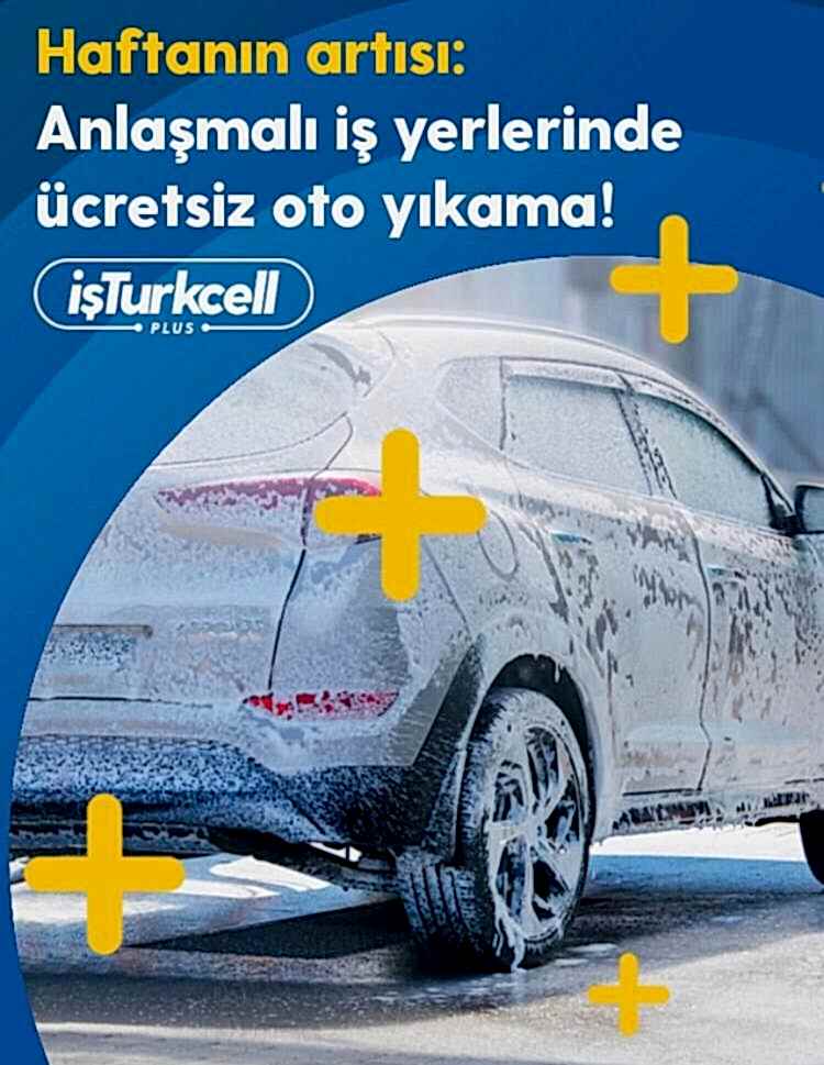 İŞTURKCELL ÜCRETSİZ YIKAMA